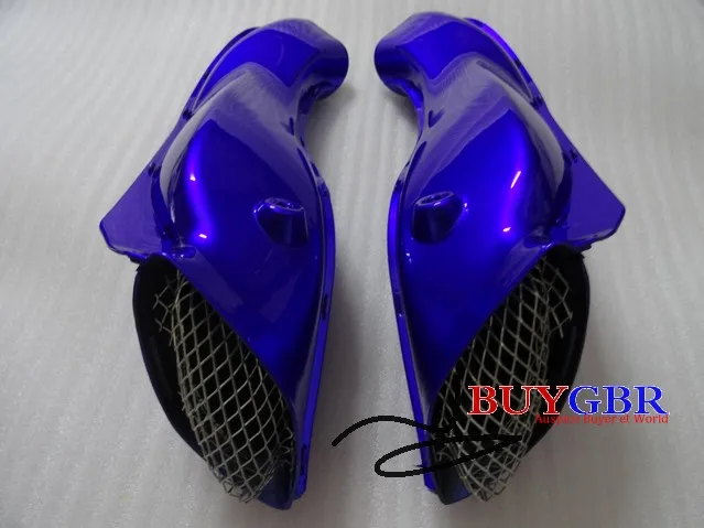 Ram Air Intake Tube Conduit Transparent blue Pour For Suzuki GSXR600/750 K4 2004 2005 04 05