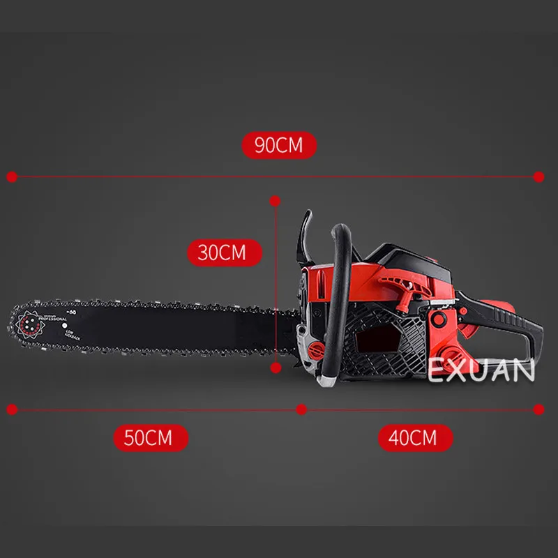 Gasoline electric chain sawing wood sawing high-power small portable chain sawing chain sawing gasoline sawing wood cutting mult