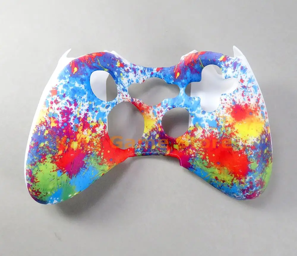 30pcs Water Transfer การพิมพ์นุ่มป้องกันผิวสําหรับ Xbox 360 Controller ซิลิโคนสําหรับ Xbox 360 Gamepad อุปกรณ์เสริม