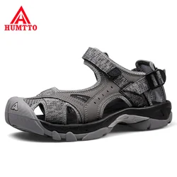 HUMTTO-zapatos acuáticos de secado rápido para hombre, sandalias de playa para exteriores, transpirables, para senderismo, verano, 2021