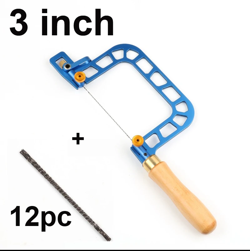 3" 4" Zoll Multifunktions-Drahtzugsäge für Holzarbeiten + 12 Sägeblätter – Detail 3