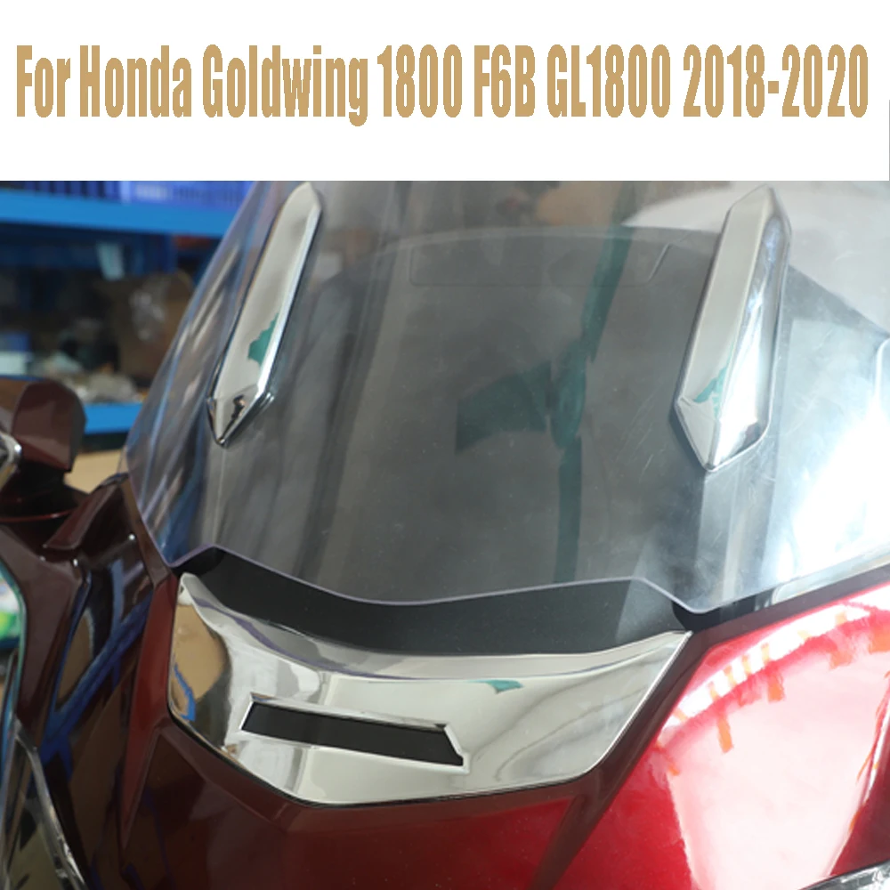 Motorcycle For Honda Goldwing 1800 F6B GL1800 2018 - 2022 2022 2021 2020 2019 The accent chrome cover decoration of the front f