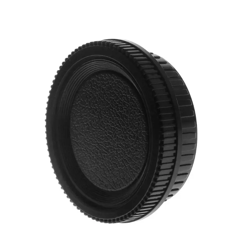 후면 렌즈 바디 캡 카메라 커버 세트 먼지 나사 마운트 보호 미놀타 MD X700 DF-1 용 플라스틱 블랙 교체