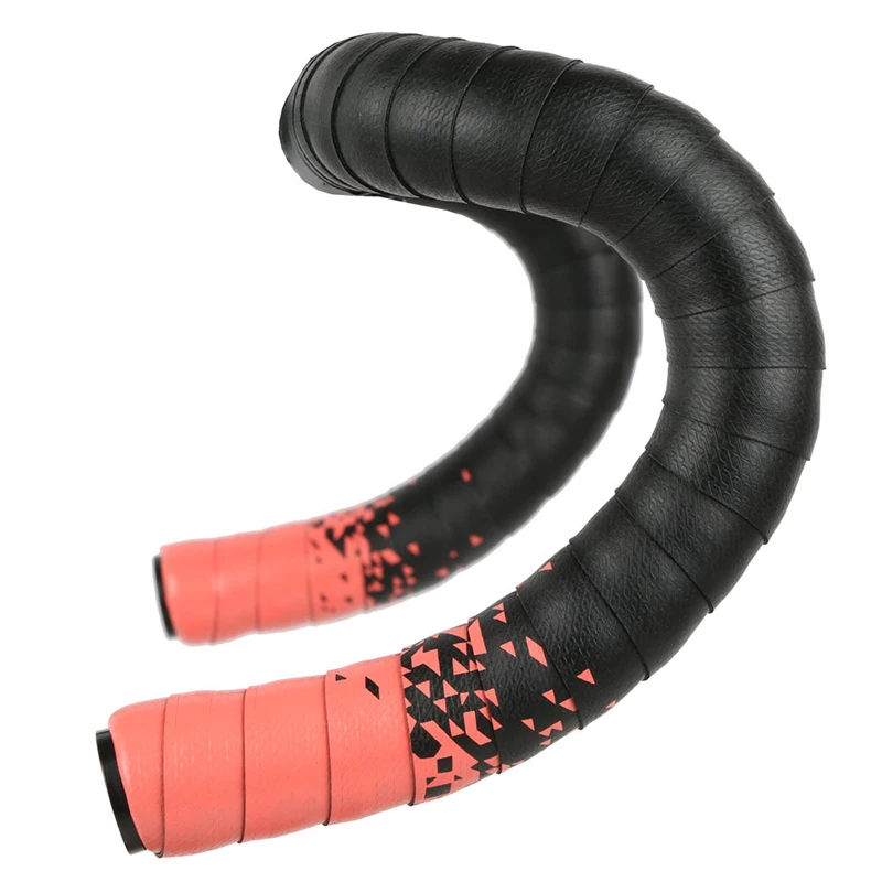 Nastro Manubrio Per Bici Da Strada - Set Antiscivolo Ammortizzante In Gomma Espansa, 2 Nastri + 2 Cappucci, Lunghezza 190 Cm, Larghezza 3 Cm, Colore Nero