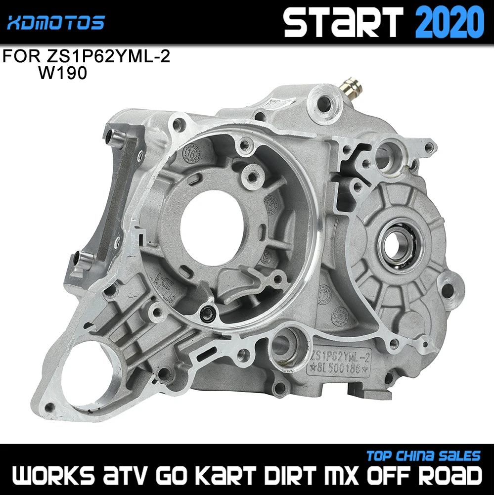 Motorcycles CrankCase Side Crank Case For ZongShen ZS 190cc Z190 W190 1P62YML-2 Engine Dirt Pit Bike Atv Quad Parts