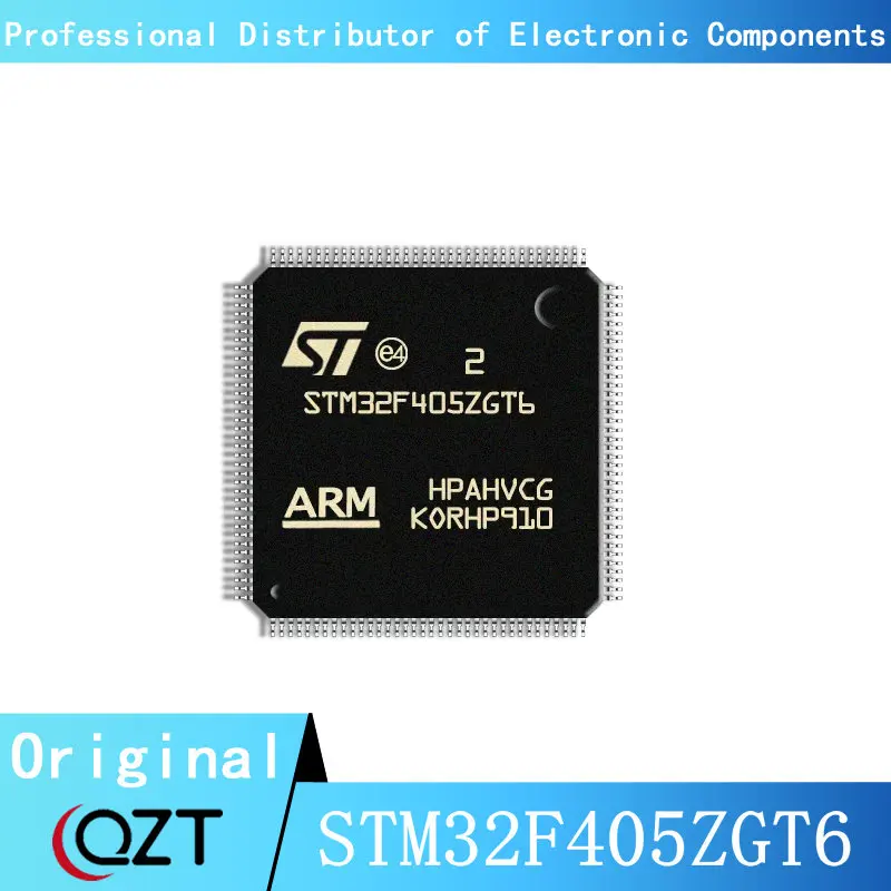 10 개/몫 STM32F405 STM32F405ZG STM32F405ZGT6 LQFP144 마이크로 컨트롤러 칩 새로운 스팟