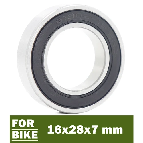 Cojinete 61902/16-2RS 16x28x7mm (1 pieza), buje de bicicleta 61902/16 RS, bujes delanteros y traseros, rueda 16 28 7 rodamientos de bolas