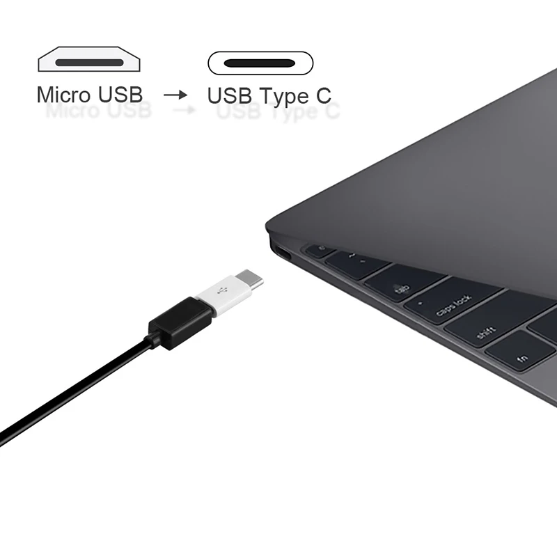 USB To Type C OTG Adapter USB USB-C Male To Micro USB Type-c Female Converter For Macbook Samsung S20 USBC OTG Connector