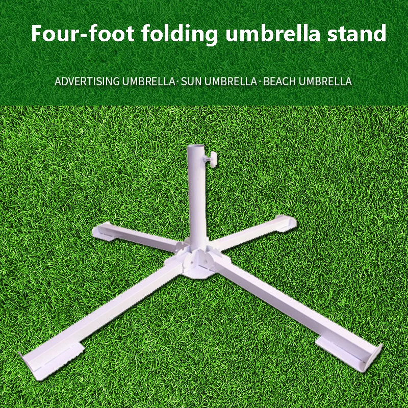 

Outdoor Sun Umbrella Base Stand Portable Beach Patio Fishing Parasol Ground Bracket Folding Steady Umbrella Holder 3.4cm Pole