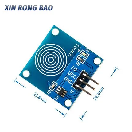 TTP223B 1 canale Jog sensore tattile digitale touch capacitivo moduli interruttore tattile Accessori per arduino Interruttore tattile capacitivo