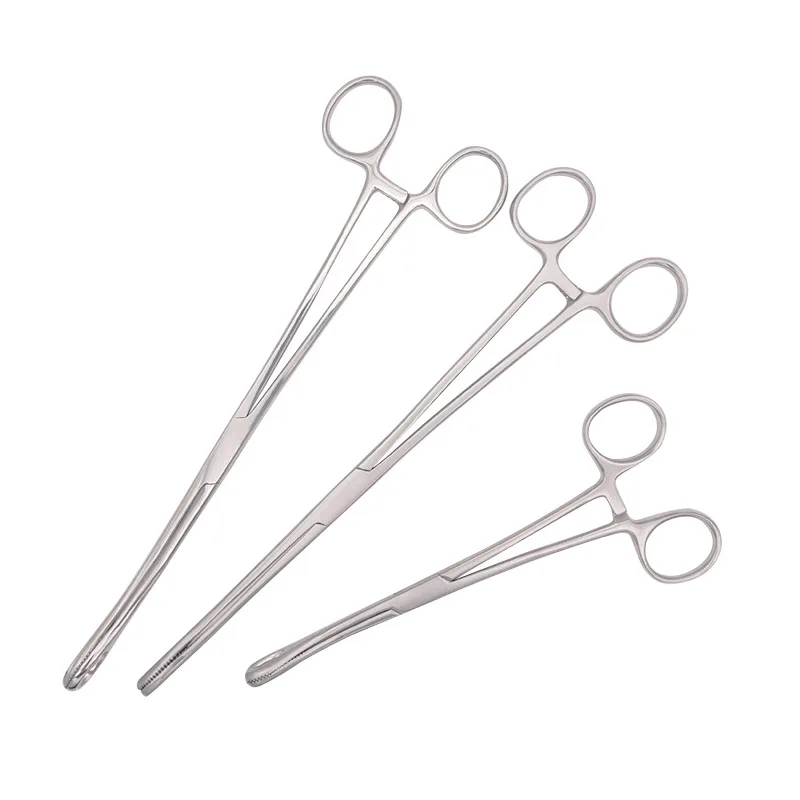 Stainless steel sponge forceps round egg forceps tissue surgery cotton ball forceps oval forceps holding forceps cervical forcep