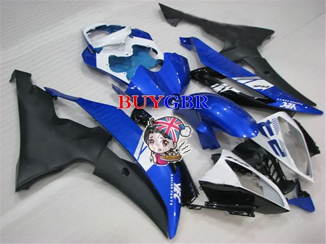 Hot Sales,Blue R6 Fairings For Yamaha Yamaha YZF-600 R6 2008-2016 09 10 11 12 13 14 15 R6 ABS Motorcycle Fairings Accessories