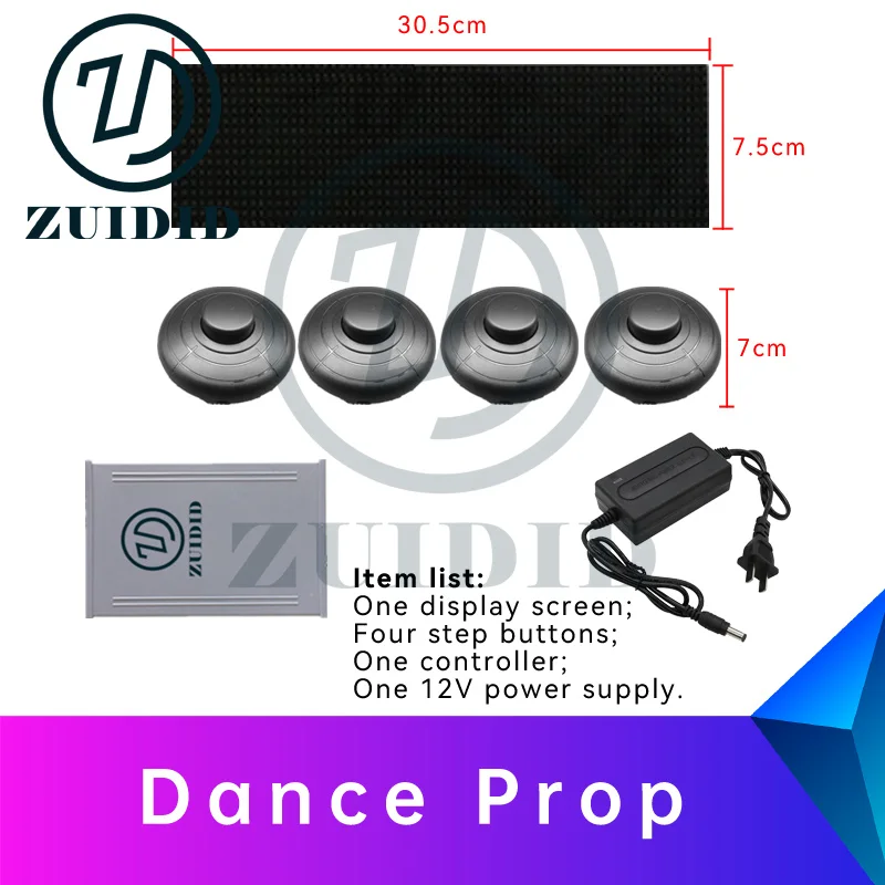 ZUIDID escape room Dance Prop step the related button instantly with rhythm to unlock escape game