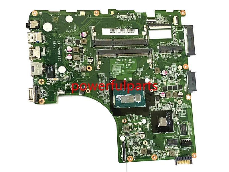 For Acer Aspire E5-571G V3-472G Motherboard NBMN111001 DA0ZQ0MB6E0 With SR1EF i5-4210u Cpu Working Good