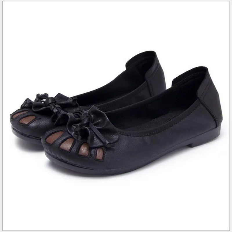 Free shipping Women Genuine Leather Mother Shoes Moccasins Women's Soft Leisure Flats Female Driving Shoes Flat Loafers 4 colors