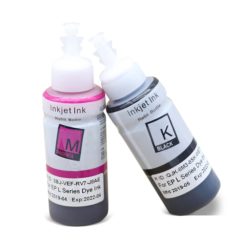 Dye Ink For Epson L120 L132 L222 L310 L364 L380 L382 L486 L566 L800 L805 L1300 ET-2650 Printer T664 Refill Dye Ink For Epson