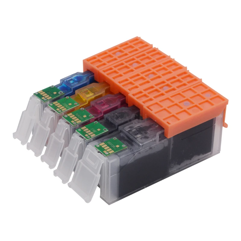 Aecteach new PGI520 CLI521 Ink Cartridges Compatible For Canon PIXMA iP 3600 4600 4700 MP 540 550 560 620 630 640 980 MX860