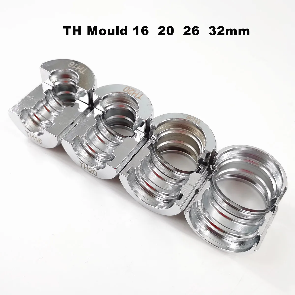 TH mold 16, 20, 25,26, 32mm ganasce per crimpatura per tubi CW-1632 e GC-1525 stampo per fascette per tubi a pressione idraulica GC-1632 tipo TH