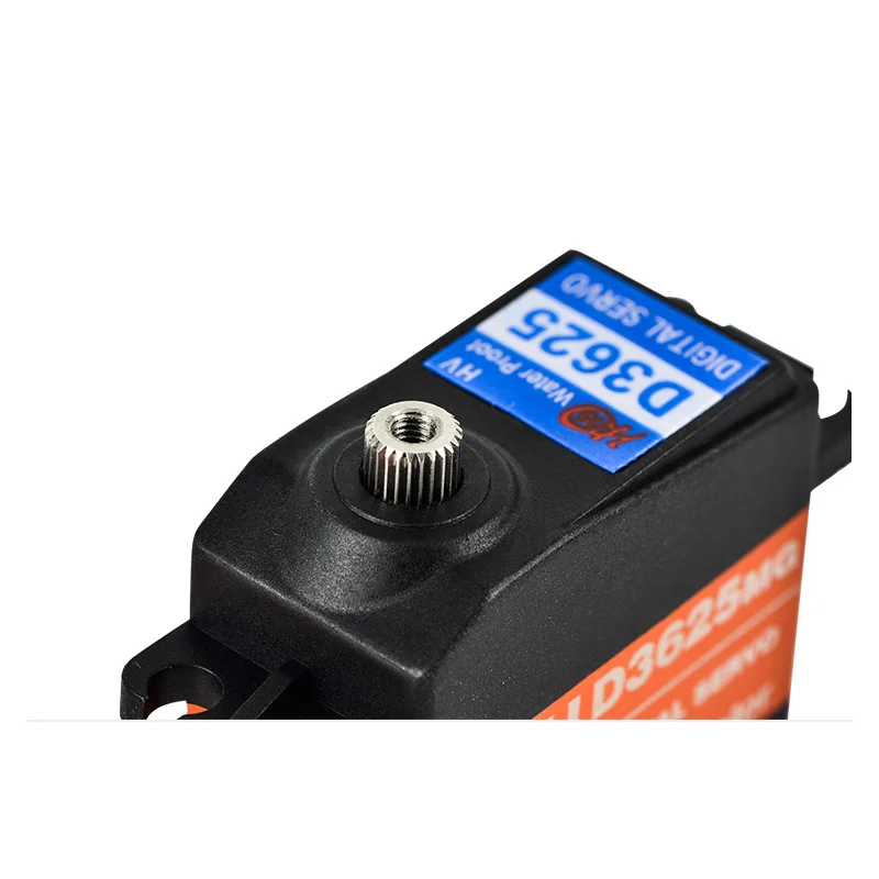 HDKJ D3625 Servo digitale impermeabile con ingranaggi in metallo Servo digitale 180 gradi 25KG servi ad alta coppia per parti di barche di velocità per modellini di automobili RC