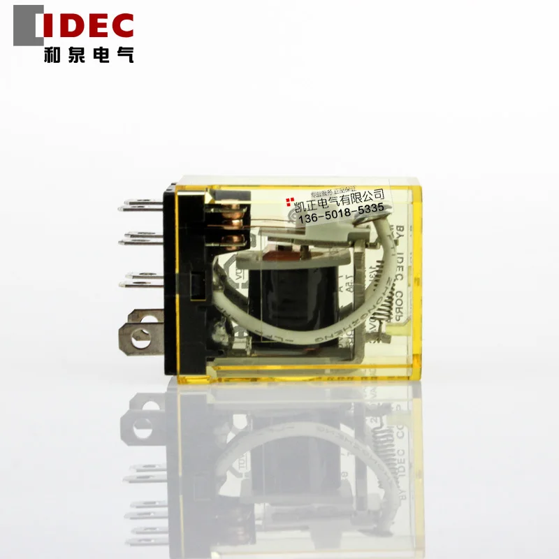 

5 pieces Original authentic IDEC intermediate relay RH2B-U RH2B-UL SH2B-05A AC220V DC24V 2 open 2 close 10A wide feet