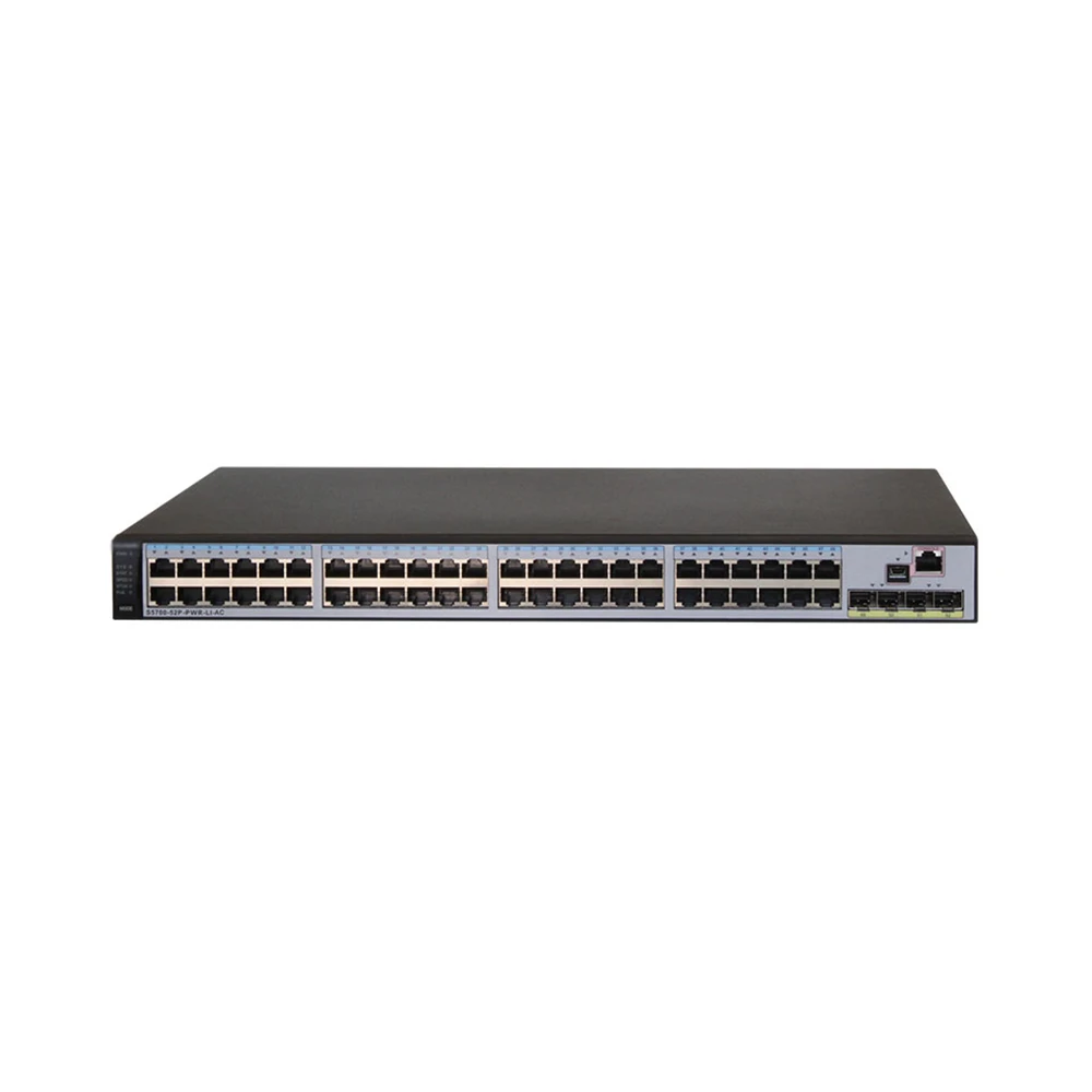 HW S5700-52P-LI-AC – commutateur de gestion de réseau d'extraction de cryptographie, 48 ports électriques Gigabit, combinaison pour le minage de Bitcoin/ETH