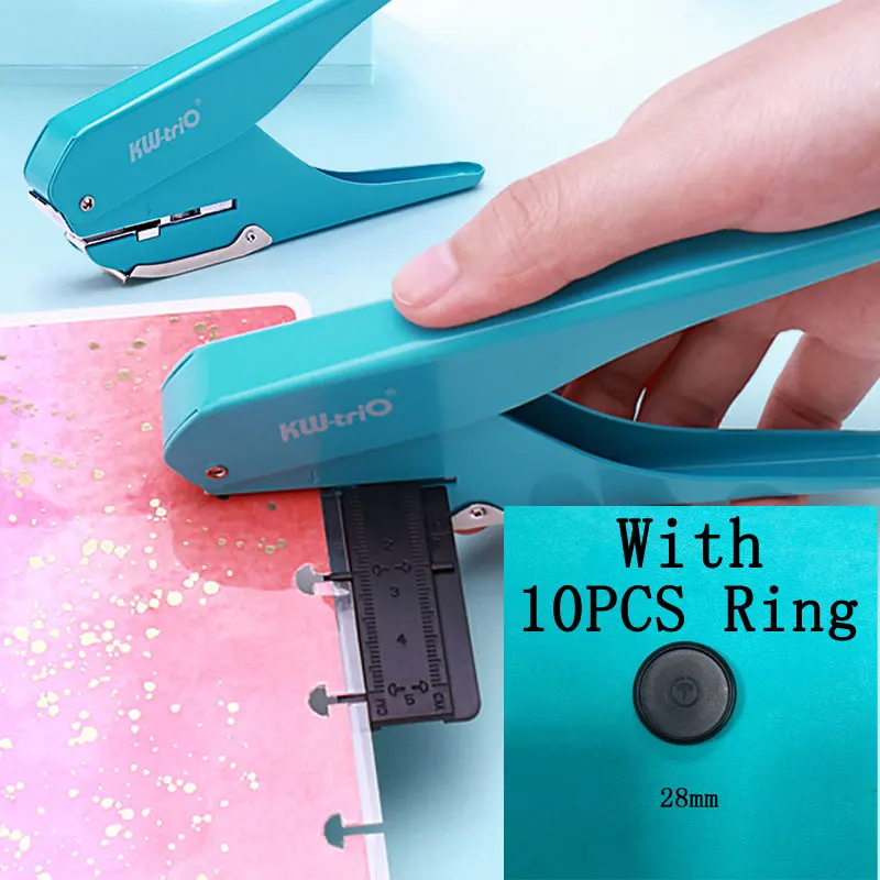 1pc Creative Mushroom Hole Puncher DIY Paper Cutter T-type Puncher Loose Leaf Paper-cut Punching Machine Offices School Supplies