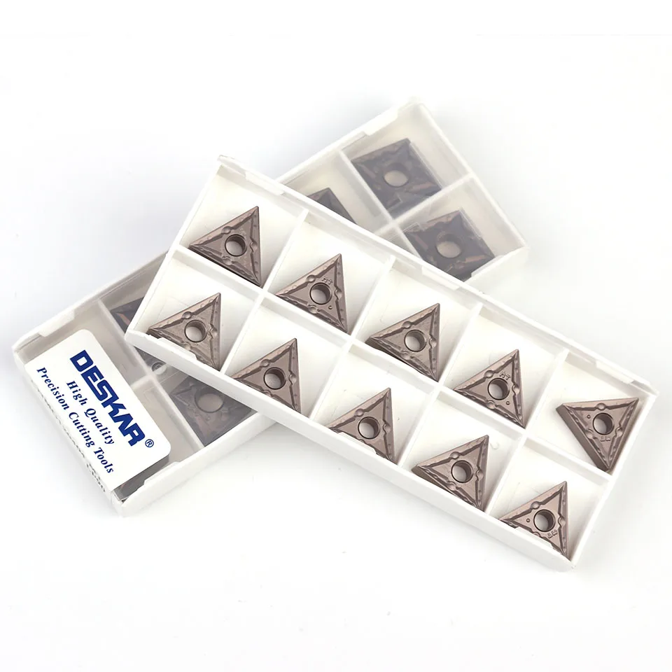DESKAR – inserts de haute qualité pour la finition de tournage de cerceau, 10 pièces, TNMG160404 TNMG160408 R-S L-S R-VF TS HQ MT LF90 CNC