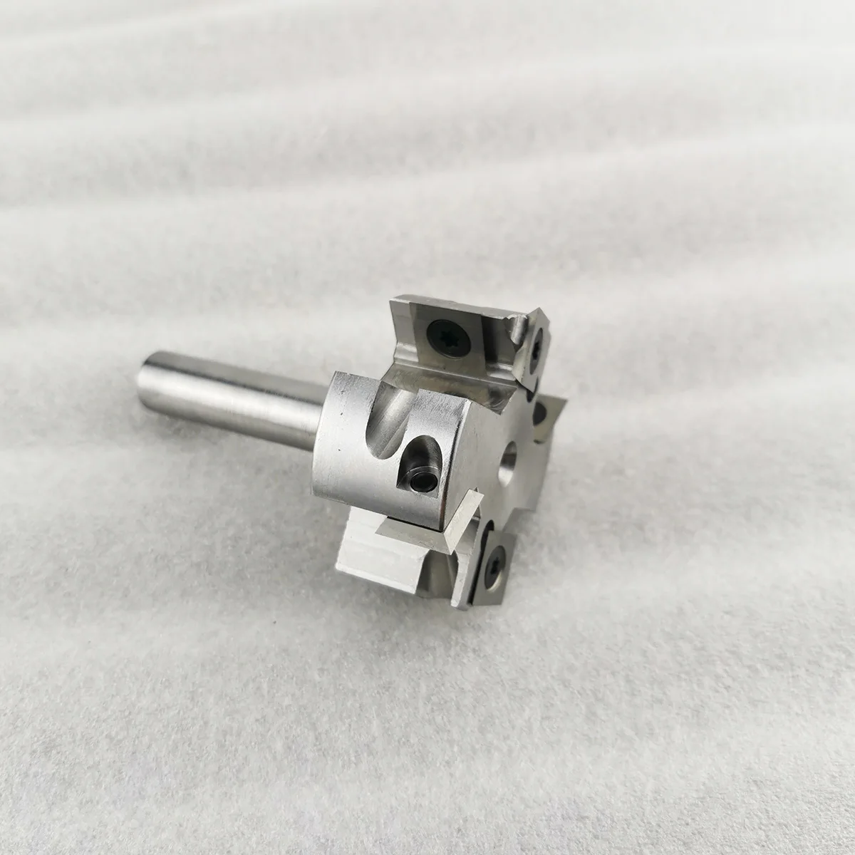 LIVTER  12mm 12.7mm 1/2'' shank Woodworking Machine Milling Tools with Carbide Inserts Spoilboard Surfacing CNC Router Bits