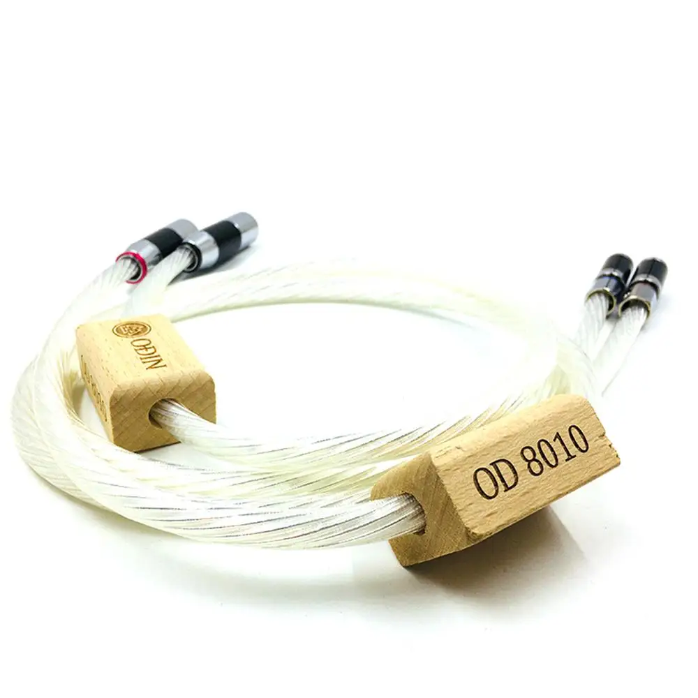 Thouliess HIFI Rhodium plated RCA to XLR Balance Cable Odin 2 Cable 2 RCA Male to 2 XLR Male Cable Balanced Interconnects Cord