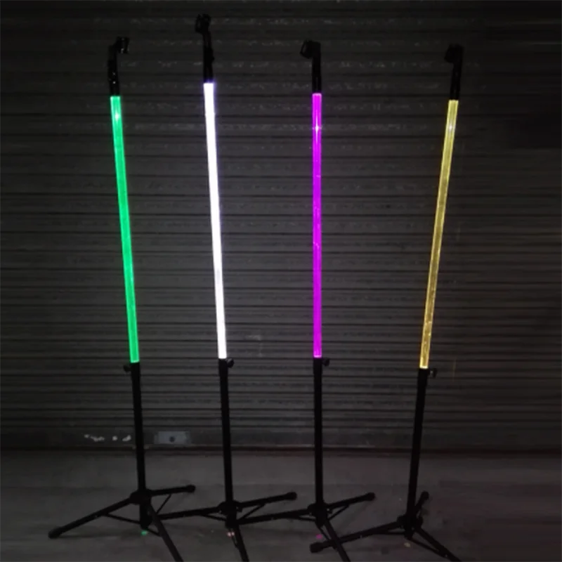 Support de microphone LED Shoous coloré, accessoires de scène de performance
