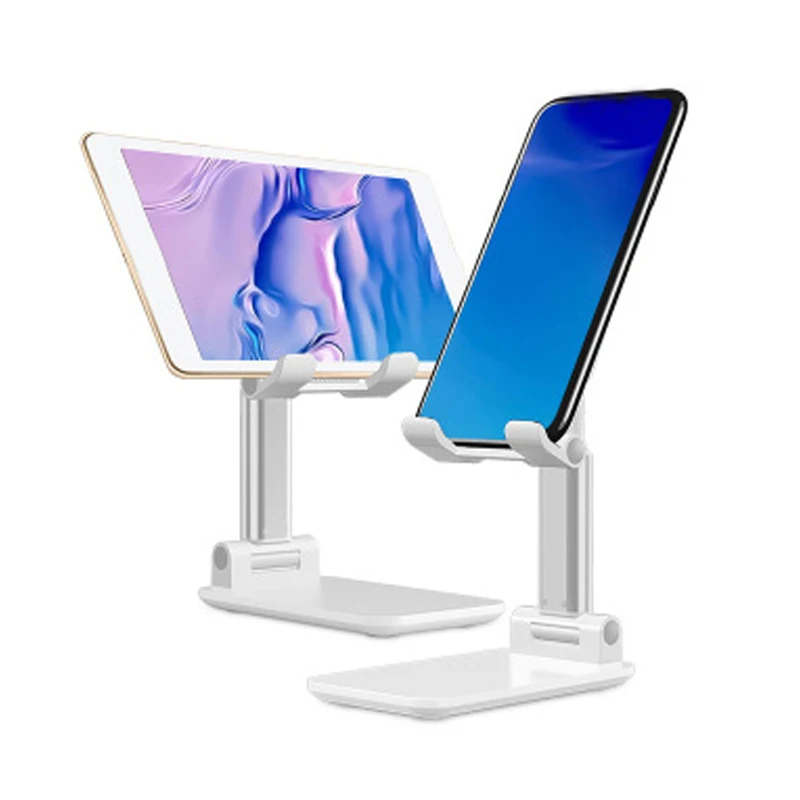 Luxury Telescopic Folding Smart Phone Tablet Stand Adjustable Holder For iPhone Samsung Huawei Xiaomi Oneplus Desktop Support