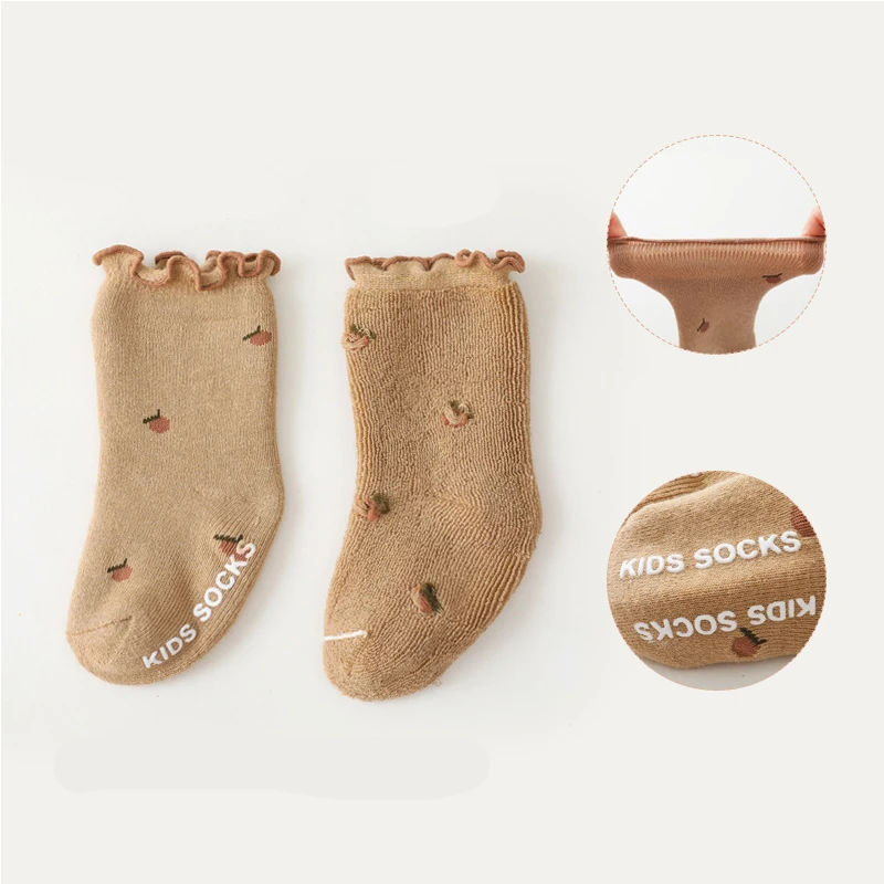 Рисунок 4 - Детские носки с цветочной вышивкой и краями