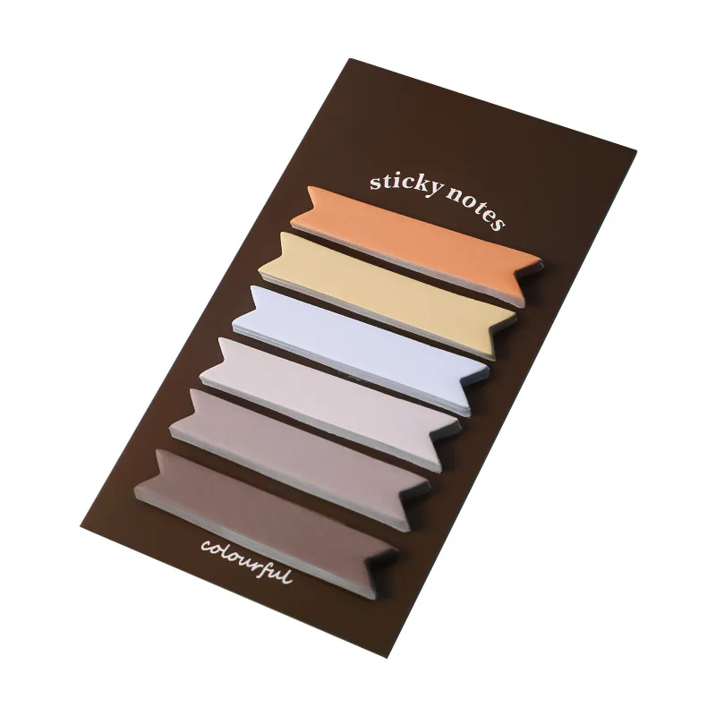 Morandi Gradiënt Memo Notes Student Classificatie Kleur Index Sticker Office Bericht Memo N Times Sticky Notes Memo Pads
