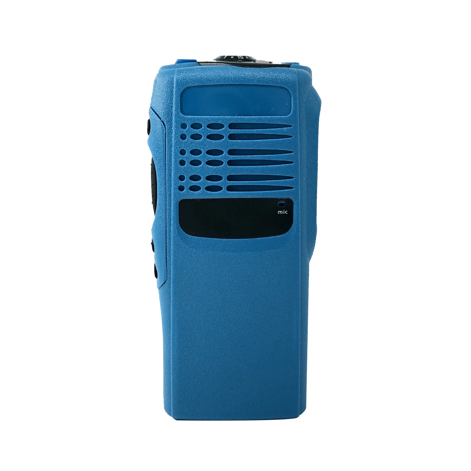 Carcasa de repuesto para walkie-talkie, carcasa de reparación con altavoz y micrófono para Radio portátil HT750, GP328, GP340, color azul