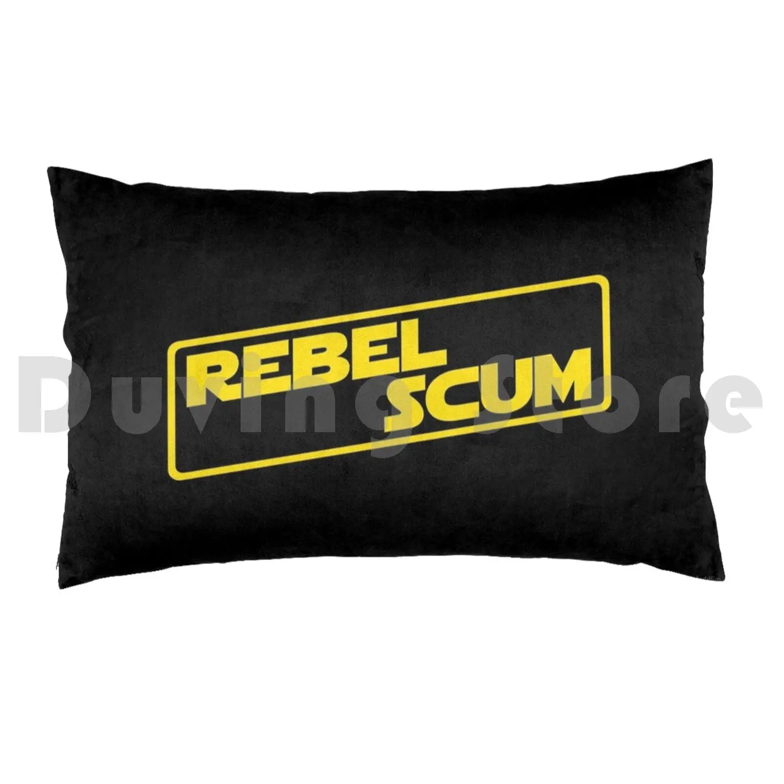 Rebel Scum Pillow Case Printed 50x75 Jedi Lightsabre Sword Famous Skywalker Luke Leia