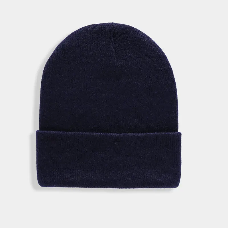 Solid Unisex Beanie Autumn Winter Wool Blends Soft Warm Knitted Cap Men Women SkullCap Hats Gorro Ski Caps 24 Colors Beanies, image 18