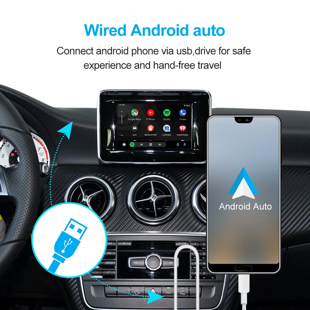 Wireless Carplay Android Auto Module Box For Porsche Panamera Cayenne Macan Cayman Boxster 911 718 PCM 3.1 Multimedia AUX USB