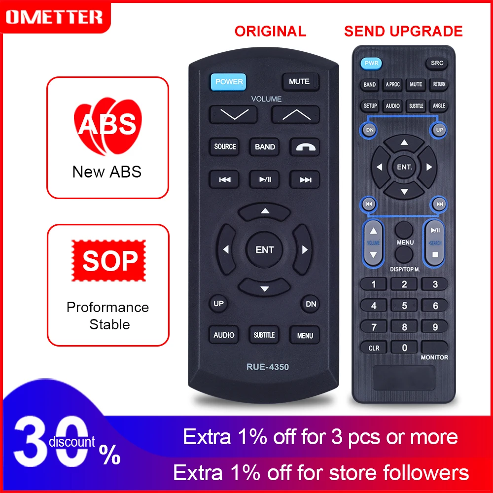 Apropriado para alpine carro áudio controle remoto cd host universal rue-4203 4202 4350 UTX-A09 split