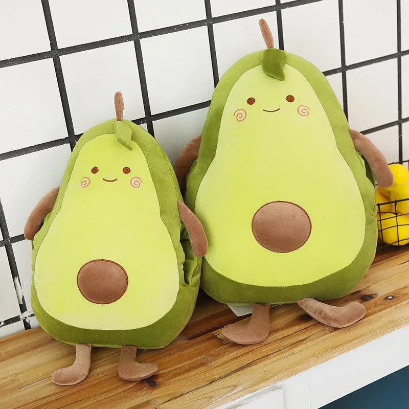 

Cute Plush Toys Avocado Fruits Stuffed Dolls Plush Avocado Toy Pillow Cushion For Children Kids Girls Christmas Gift