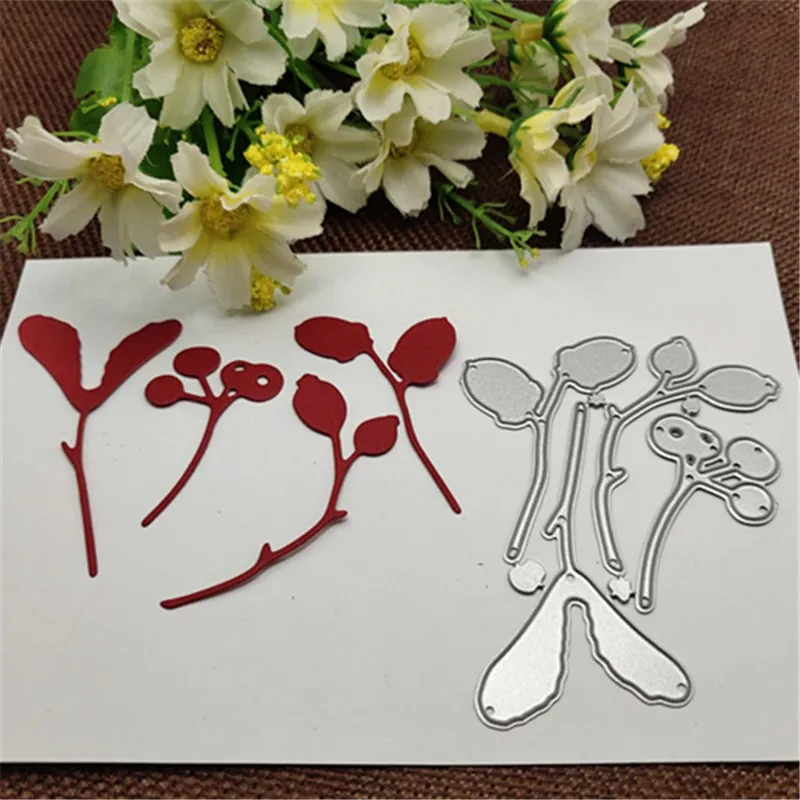 4Pcs Flower Frame Metal Die Cutting For Household DIY Scrapbooking Photo Album Decorative Embossing Folder Paper Cards