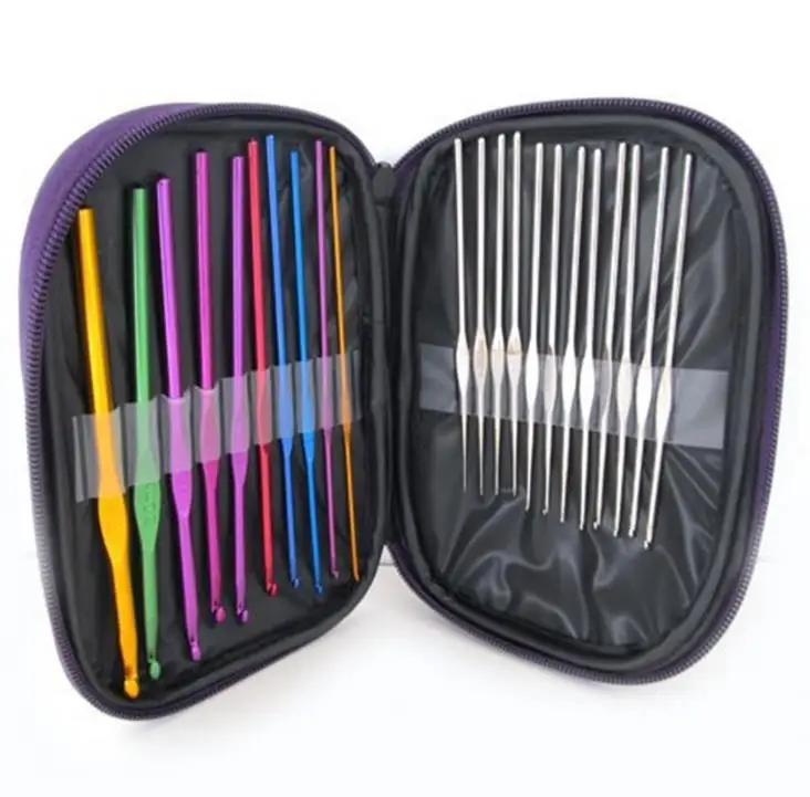 

50set 22/set Hand Sewing Needles Knitting Needles Metal Crochet Sweater Needles Suit Stainless Steel Aluminum Crochet Set SN471