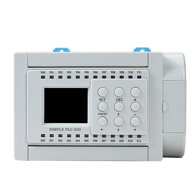 Huaqingjun 12DI 10DO Output Relay PLC 2AI 2AO 0-20mA 0-10V 1-channel Output Pulse WIFI PLC untuk Motor Servo