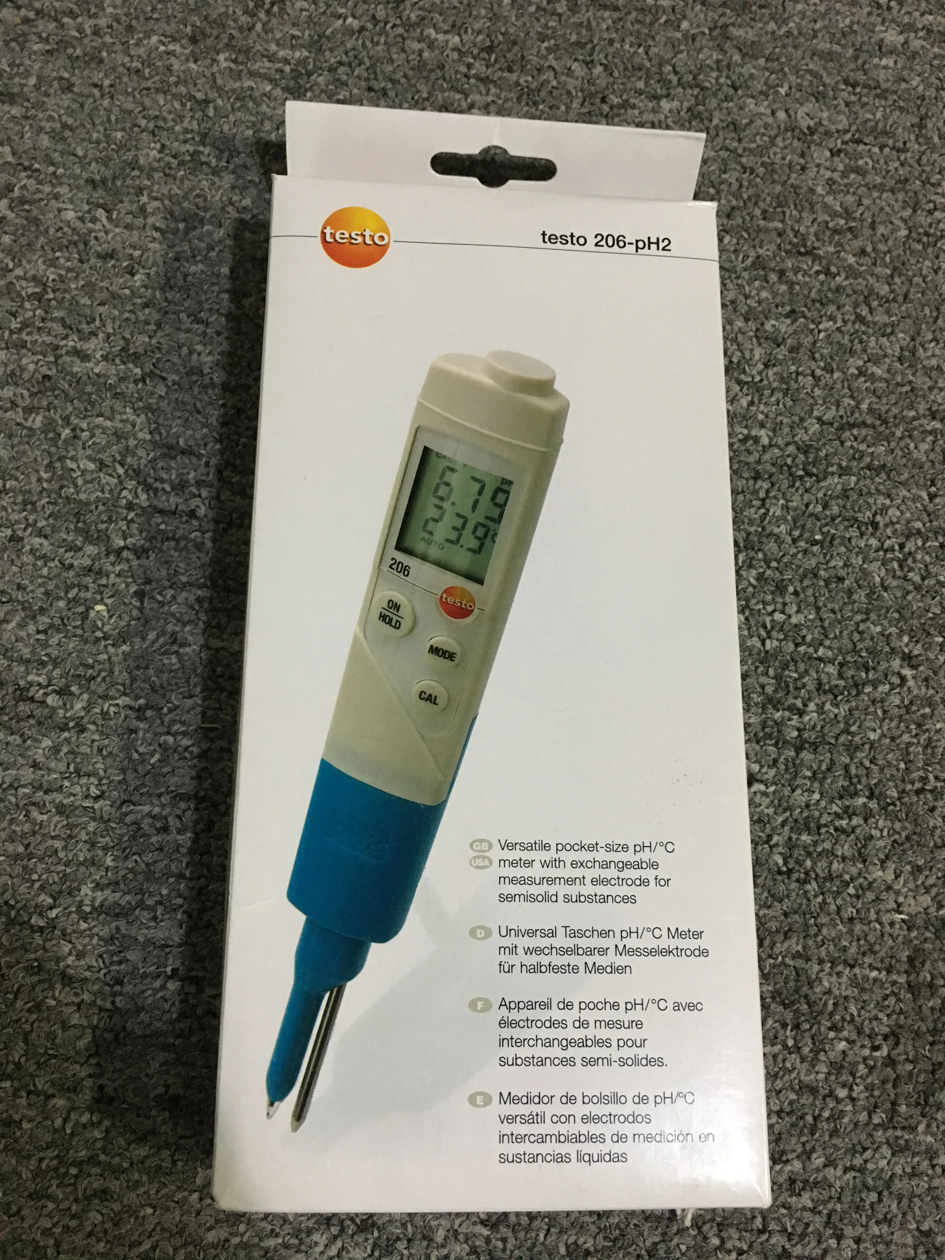 Che cos'è il Testo 559 e perché è importante per il controllo del pH?