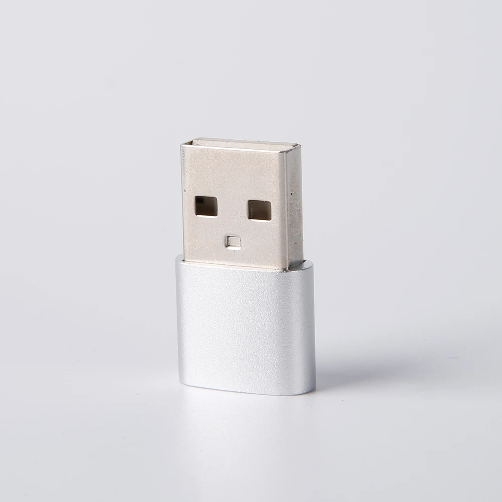 TempoTec Adapter (Weibliche Typ-C Zu Männlichen USB-A) Verstärker Zubehör Zufällige Farbe (Schwarz oder Silber)