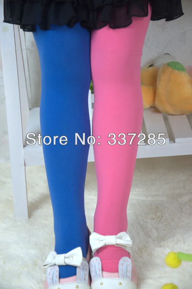 Kinder Mädchen Doppelt zweifarbige AB-Splicing-Samtstrumpfhose Bunte Strumpfhose Колготки Танцы Колготки Для Девочки Meia Infantil – Detail 17