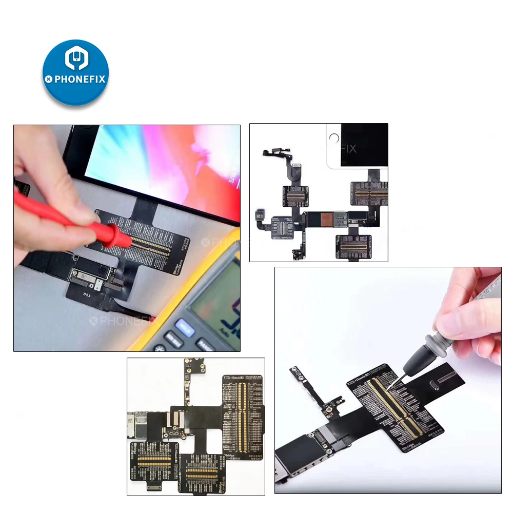 QianLi iBridge FPC Test Cable for iPhone 6 6S 7 7P X XSM Motherboard Fault Checking Display Touch Front Rear Camera Fingerprint