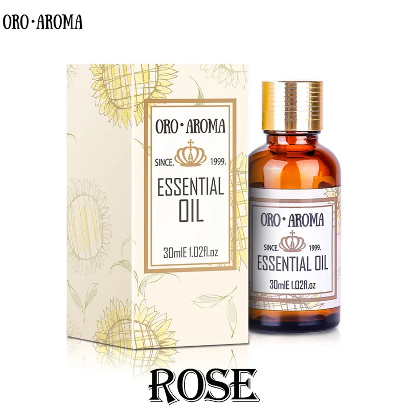 

oroaroma natural aromatherapy rose essential oil Whitening anti-aging wrinkle relax pigmentation rose oil