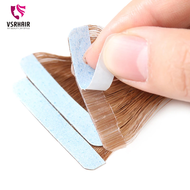 VSR PU Super Tape In Human Hair Extension Blonde Piano Color US Strong Adhesive Tape Hair Extensions For Salon