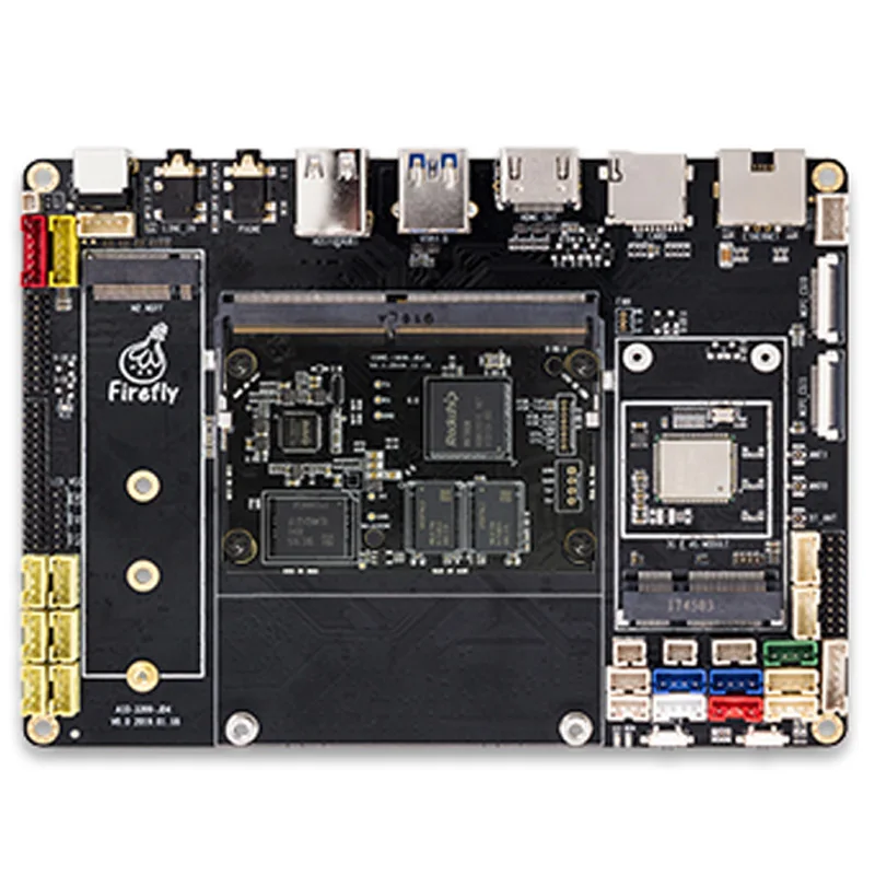 Rockchip RK1808 AI اللوحة الأساسية اللوحة الرئيسية رقاقة ثنائي النواة Cortex-A35 التعرف على الوجه دعم TensorFlow/القهوة/ONNX/Darknet المزوجة