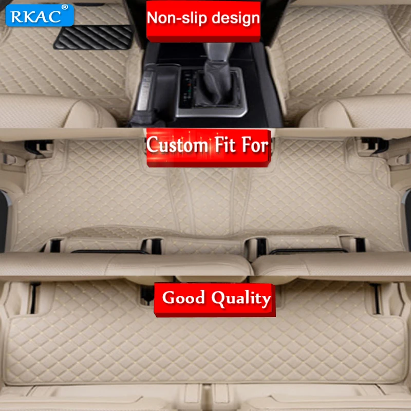 

Автомобильные коврики RKAC из искусственной кожи для Acura MDX 5 Seat и 7 Seat 2006 2007 2008-2018, автомобильные коврики для ног, чехлы